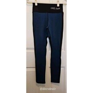 Evree Bold Basics Bella Heart Leggings Jetsetter & EvreeDay Blue Size Medium